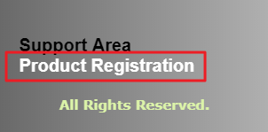 click product registration from the vigor router